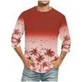 thumbnail image 1 of Tops para hombre, blusas y camisas de cuello redondo y manga corta para hombre, blusas casuales de moda con cuello redondo y manga corta, blusas para hombre, blusas de poliéster para hombre, 1 of 4