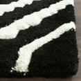 thumbnail image 3 of SAFAVIEH Chatham Graham Geometric Wool Area Rug, Black/Ivory, 7' x 7' Square, 3 of 7