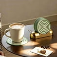 thumbnail image 4 of Shaped Silicone Drink Coasters Set with Insulation and Non-Slip Base for Home Kitchen Decor, Heat Protection and Organization, 4-Piece, 4 of 8