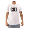 thumbnail image 2 of Playera Cat Hombre Caterpillar Casual Logo Blanco blanco S, 2 of 5