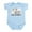 Sky Blue, variant on CafePress - Sisepueder Body Suit - Baby Light Bodysuit, Size Newborn - 24 Months