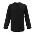 thumbnail image 3 of adviicd Mens Long Seeve T Shirts Casual Tee Men's Everyday Cotton Blend Short Sleeve T-Shirt Male Casual T-Shirt, 3 of 5
