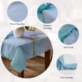 thumbnail image 5 of Purple Teal Golden Marble Table Cloth Waterproof Tablecloths, Abstract Modern Geometric Tablecloth Dining Table Cover for Kitchen Party Tabletop Outdoor, Rectangle Tablecloth 60x120 Inch, 5 of 9