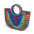 thumbnail image 2 of Push Bubble Handbag Pop Women Tote Bag Silicone Pressure Relieving Fidget Sensory Shoulder Handbag Purse Wallet for Adult Teens Girl, 2 of 5