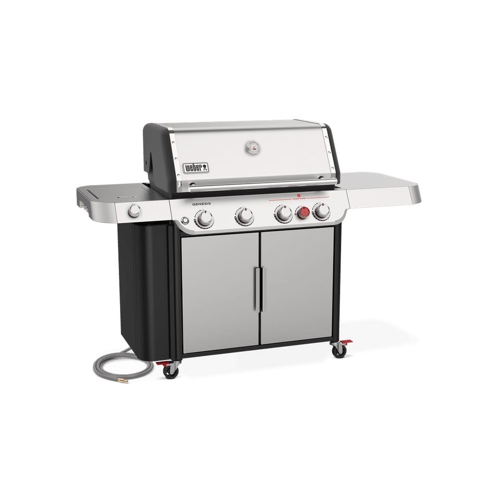 Weber Genesis S-435 4-Burner Natural Gas Grill in Stainless Steel with Side Burner - image 2 of 8