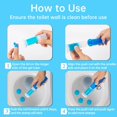thumbnail image 5 of 6 Packs Toilet Bowl Gel  - Replacement Gel Toilet Bowl Cleaning  Compatible with , Stop Limescale and Rings, for Cleaning and Refreshing, 6 Pack with Dispenser, 5 of 6