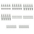 thumbnail image 2 of Destyer Locker Locks For Home Comes With 2 Keys Convenient To In Daily Life Silver Door 10pcs 30mm, 2 of 6