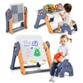 thumbnail image 4 of Costway Caballete De Arte 6 En 1, Con Mesa Reversible Y Bloques De Construcción, Espacio De Almacenamiento Oculto Y 4 Cestos Extraíbles, Para Jugar Con Arena Y Agua, Para Niños De 3 A 8 Años, 4 of 4