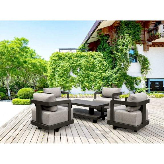 Anderson Teak SET-904 5-pc Granada Deep Seating