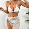 thumbnail image 5 of Huowey New Swimsuit Women Mesh Skirt Tether Bikini Vacation Beachwear Honeymoon Cruise Trendy Wear, 5 of 5