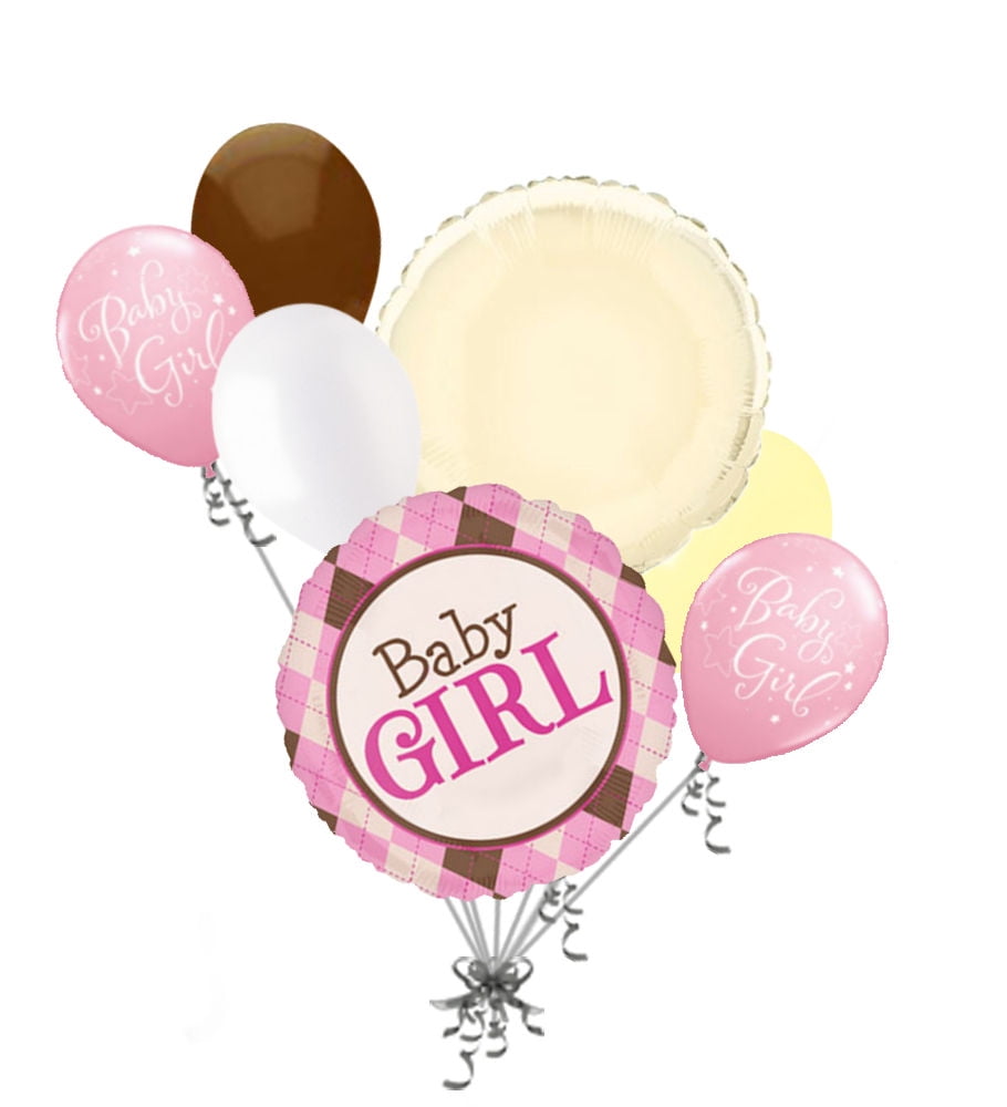 welcome home baby girl balloons