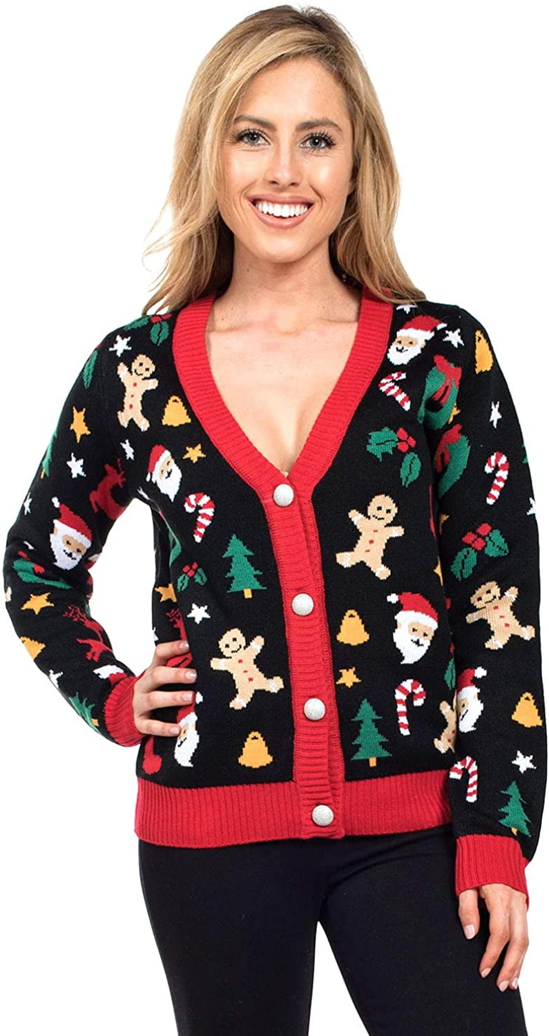 xmas cardigan womens