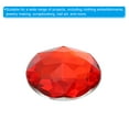thumbnail image 4 of Unique Bargains 25mm Flat Back Round Acrylic Rhinestones, 100 Pack Plastic Circle Gems for Jewelry Making Costume, Red, 4 of 6