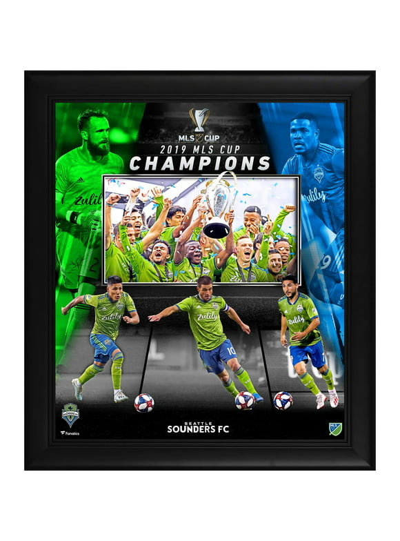 Seattle Sounders FC 2019 MLS Cup Champions Framed 15" x 17" Collage