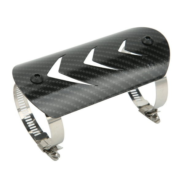 Cubierta De Escudo Térmico De Escape, Protector De Cubierta De Tubo De Escape De Alta Resistencia Anti Escaldado Para Motocicleta