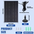 thumbnail image 4 of Solar Panel for Security Camera 10W 5V Outdoor Continuous Power Supply with 360 Degree Mounting Bracket 9.84 FT USB-C Cable, 4 of 6