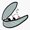 1pcs, variant on Clem the Clam (solo character no background/signature) Sticker