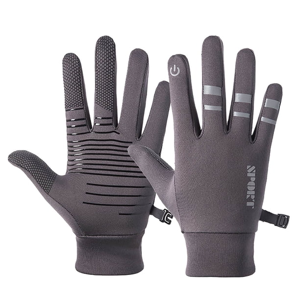 Guantes cálidos de invierno Vellón más terciopelo Guantes de ciclismo para deportes al aire libre engrosados Wmkox8yii jkg6323