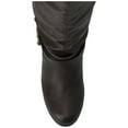 thumbnail image 5 of Journee Womens Late Stacked Heel Mid Calf Boots, Widths Available, 5 of 10