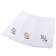 thumbnail image 1 of pañuelo de mujer Paquete De 12 s De Bordados De Flores G blanca Magideal pañuelo de mujer, 1 of 6