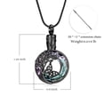thumbnail image 2 of Crystal Butterfly / Dragonfly Ashes Urn Necklace with Crystal Circle Ashes Jewellery for Human / Pet Ashes Pendant Memorial Keepsake Jewelry, 2 of 8