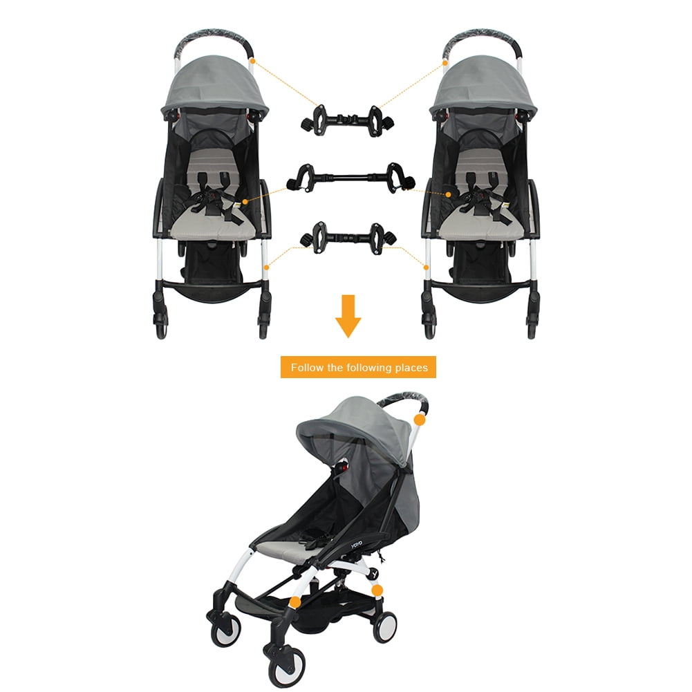 twin stroller connector