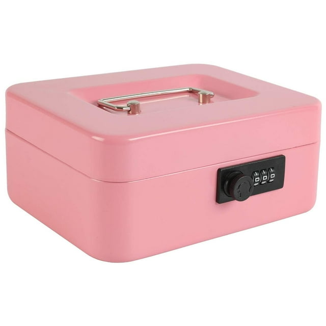 Caja Fuerte de Acero Xydled Gris con Cerradura de Combinación y Bandeja Extraíble para Monedas