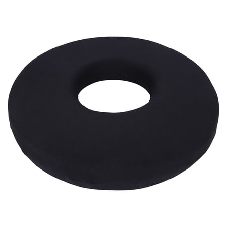 XIEULQP Orthopedic Donut Seat Cushion - Medical-Grade Tailbone Relief Pillow for Car/Wheelchair Use with Memory Foam Core, Postpartum and Hemorrhoid Discomfort Support