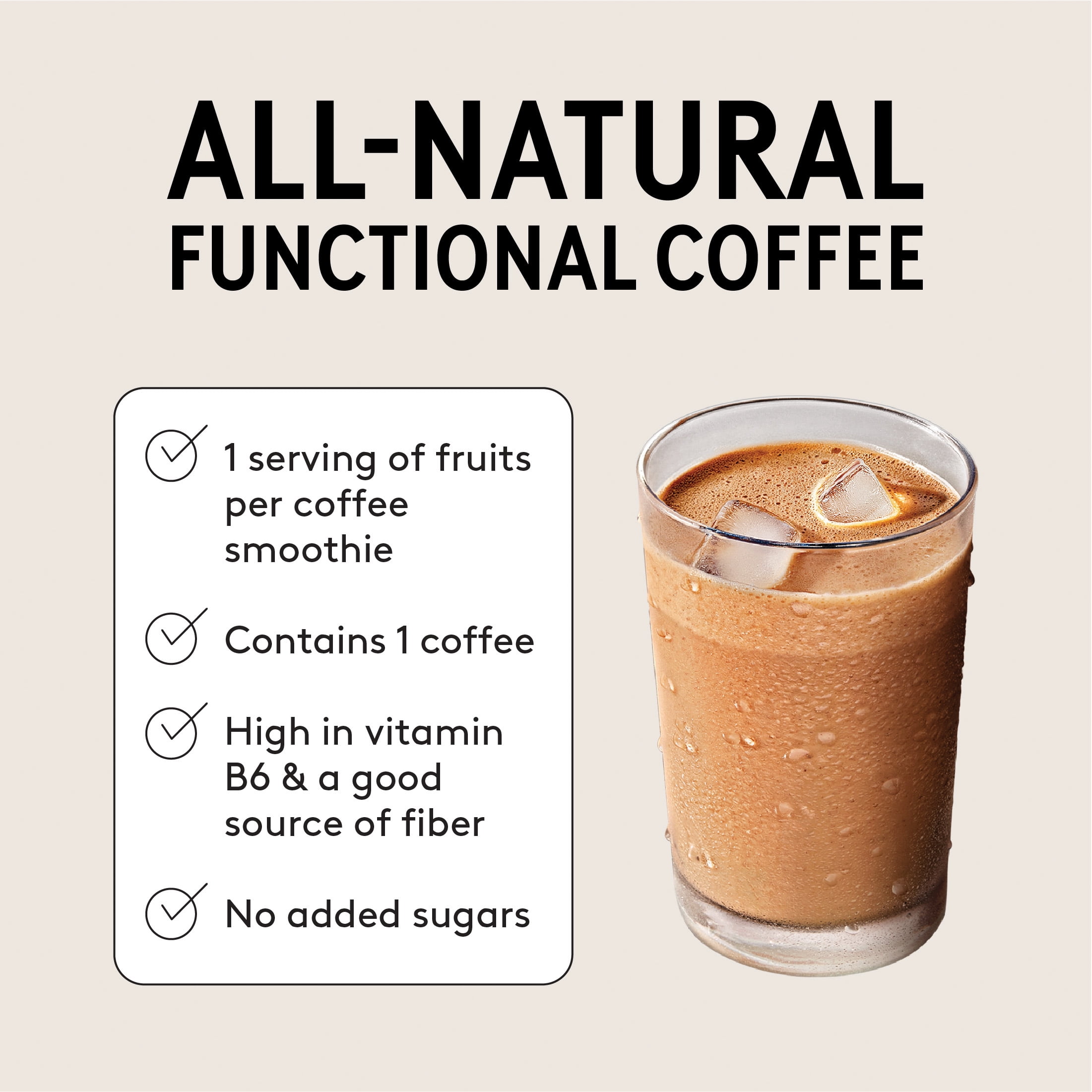 Kencko Cinnamon Instant Coffee Smoothie, Powdered Drink Mix, .81 oz, 6 Pack