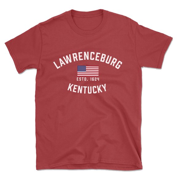 Lawrenceburg Kentucky Patriot Men's Cotton T-Shirt