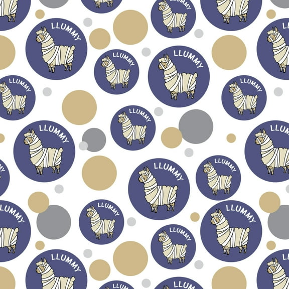 Llummy Llama Mummy Funny Premium Gift Wrap Wrapping Paper Roll