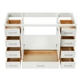 thumbnail image 6 of Ariel Stafford 54 Inch Single Sink Base Cabinet In White, 6 of 9