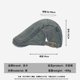 thumbnail image 3 of Gorro plano Gatsby Newsboy de mezclilla lavada, unisex, ajustable, 3 of 3