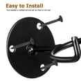 thumbnail image 4 of 6 Pcs Baseball Bat Holders Multipurpose Sturdy Bat Racks Wall Mounted Display Hangers, 4 of 7