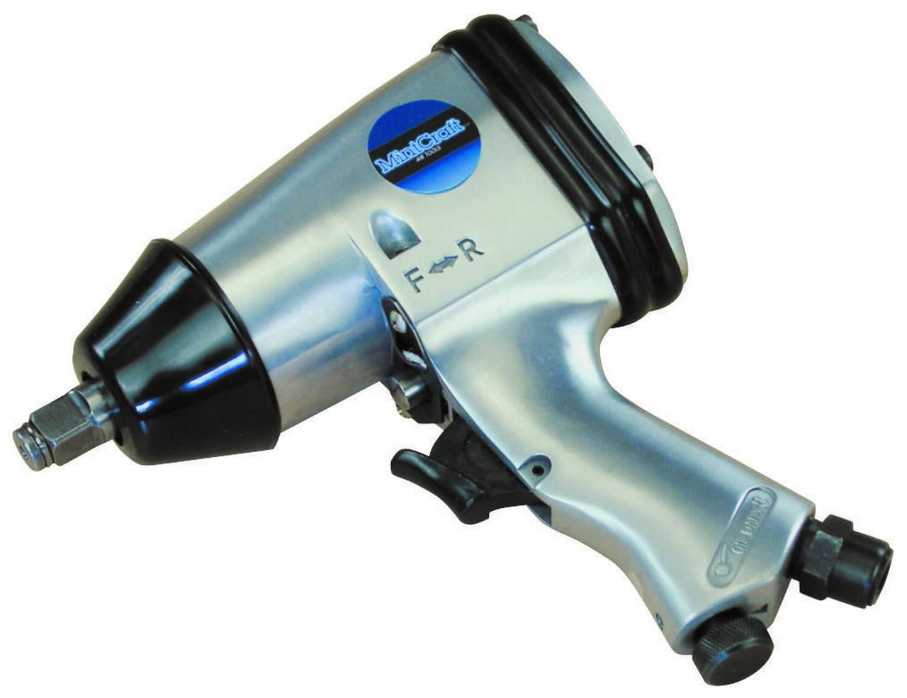 Mintcraft EW160 Air Impact Wrench, 1/2 in, 4 cfm at 90 psi, 1/4 in NPT