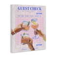 thumbnail image 4 of Stupell Industries Cheers over Guest Check Food & Beverage Painting Wrapped Canvas Art Print Wall Art, 24 x 30, 4 of 8