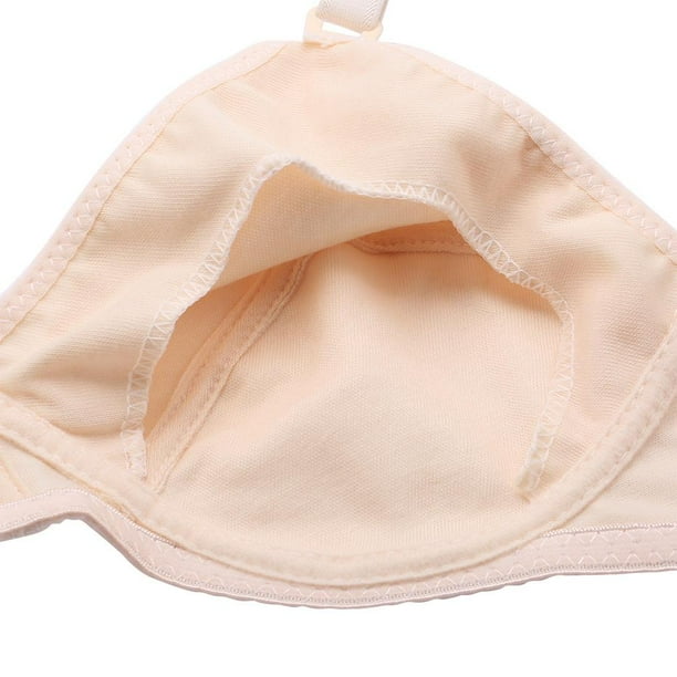 Brasier de lactancia la parte frontal de algodon se puede abrir para maternidad lactancia almohadillas para prevenir derrames Piel Skin 42 95