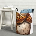 thumbnail image 6 of Goofa Cartoon Cheetah With Attitude Printed Circular Hamper,Laundry Basket with Handles,Storage Baskets Foldable,Large Capacity Laundry Hamper-Medium, 6 of 6