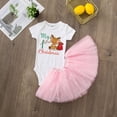 thumbnail image 4 of Mi primer bebé de Navidad, niñas, vestidos de Navidad, trajes de fiesta, camisa, tutú + body para bebé, conjunto de vestido, ropa infantil, 4 of 5