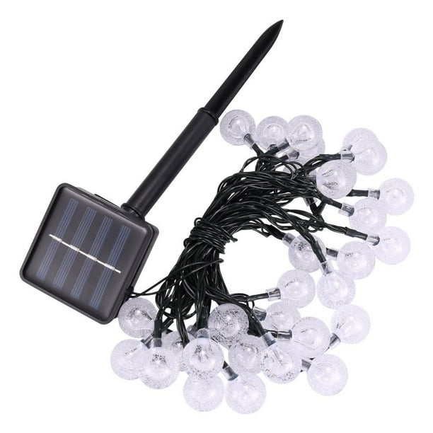 Solar Party Fairy Outdoor Ball String Light Para Patio Garden 30 Leds Ball matsuzay HA025347-01