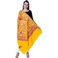 thumbnail image 2 of Kashmiri Shawl / Stole /Wrap for Women, Heavy Aari Embroidery Jaal, (Size 40 X 80 Inches), 2 of 6