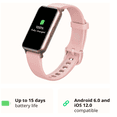 thumbnail image 6 of Fitness & Activity Tracker with Sleep and Blood Oxygen Monitoring, 24/7 Heart Rate Stress Index and Respiratory Training 1.58" AMOLED Display 5ATM Waterproof, Pink, 6 of 7