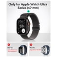thumbnail image 4 of ESR Case & Screen Protector Set Compatible with Apple Watch Ultra 3 /Ultra 2 /Ultra 49mm (2025), Military‑Grade Aluminum Alloy Frame & 2‑Pack Tempered Glass, Black, 4 of 9