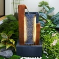 thumbnail image 2 of Smart Big-Sized Outdoor Waterfall Fountain - Outdoor Garden Water Feature with Zen Water Falls for Outside Garden & Home/Office Use (Classic A), 2 of 8