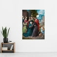 thumbnail image 2 of Engebrechtsz Christ Taking Leave Of His Mother Extra Large XL Wall Art Poster Print, 2 of 3