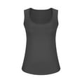thumbnail image 6 of XFLWAM Womens Square Neck Tank Tops Basic Fitted Double Lined Summer Tops Cute Sleeveless Shirts, 6 of 8