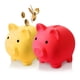 thumbnail image 1 of Hucha de plástico, regalo para niños en ocasiones especiales, hucha irrompible y duradera con material seguro y no tóxico, hucha que fomenta el ahorro de dinero y los buenos hábitos (2 piezas), 1 of 5