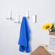 thumbnail image 4 of Gancho de pared plegable plateado, 2 piezas, ganchos plegables para colgar abrigos, bolsos, mochilas, sombreros y auriculares resistentes, plegables, 4 of 5