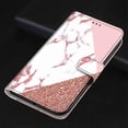 thumbnail image 2 of Dteck for Galaxy S22 Ultra Slim Wallet Case with Card Cash Holder Slots Premium PU Leather Folio Flip Kickstand Protective Shockproof Case, Marble, 2 of 5