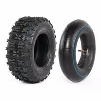 13x5.00-6 Go Kart ATV Tire and Inner Tube 13x5x6 13x5.00-6 for Scooter Wheelbarrows Hand Trucks Lawn Mowers Wagons Snow Blowers Dollies Tractor Yard Trailers Trolleys Razor Dirt Quad (1)